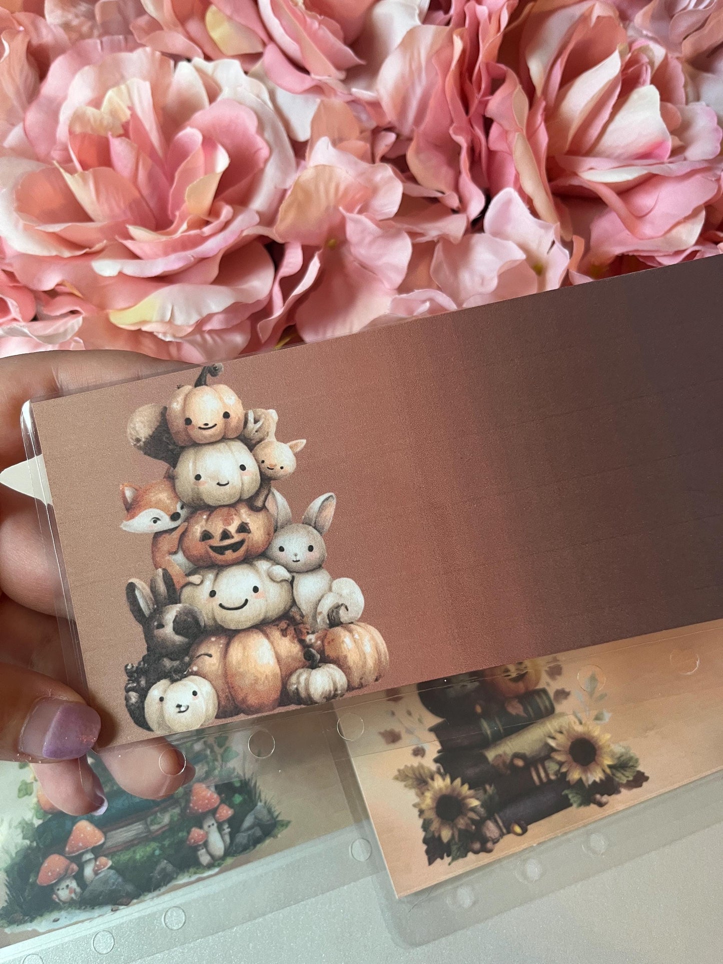 6 Fall Pumpkin Stack Custom Cash Envelopes | A6 Laminated Cash Envelope, Budgeting, Cash Stuffing, Envelope Budget