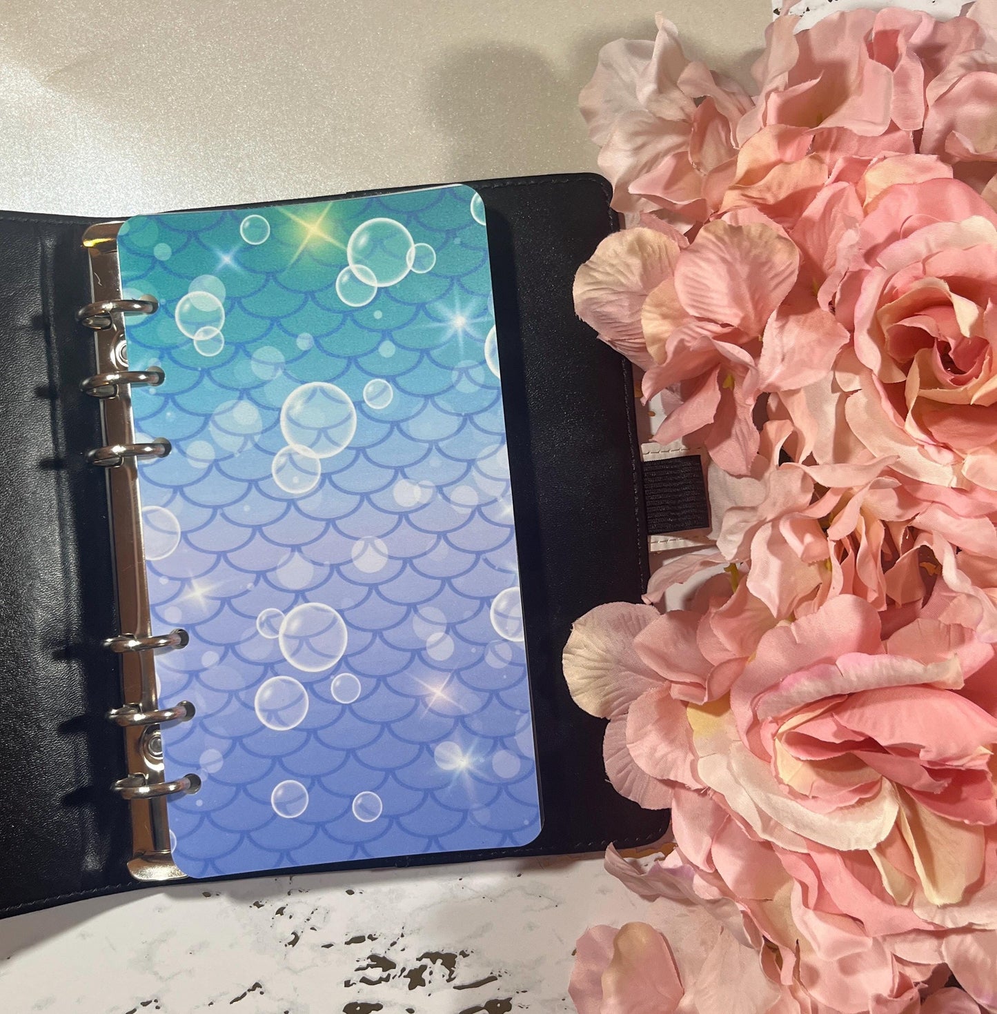 Mermaid A6 Dashboards |Cash Stuffing, Cash Placeholder, A6 Cash Budget, Cash Envelope System, Budget Binder