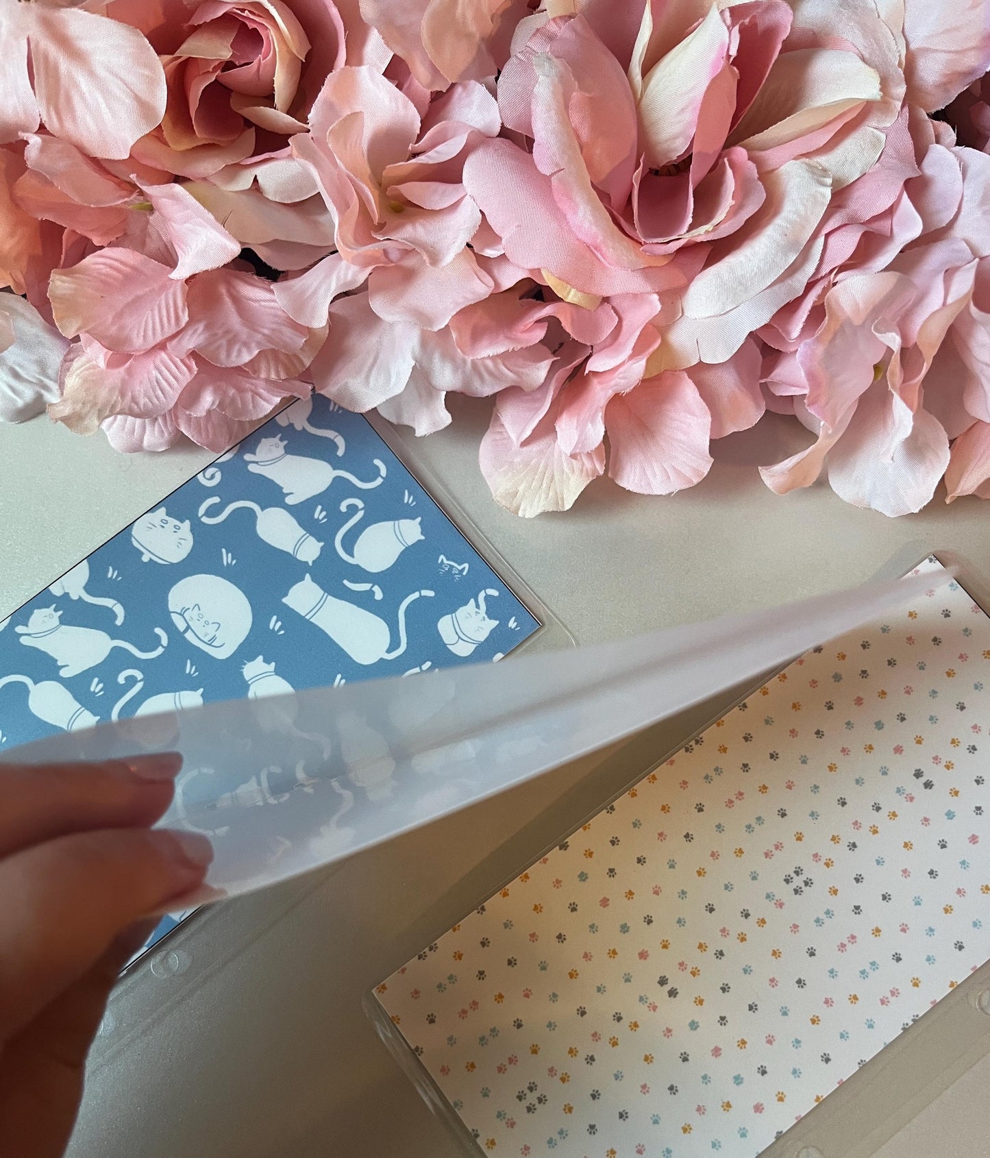 3 Fluffy Cat Custom Cash Envelopes | A6 Laminated Cash Envelope, Budgeting, Cash Stuffing, Envelope Budget