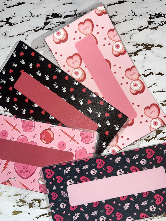6 Anti-Valentines Custom Cash Envelopes | A6 Laminated Cash Envelope, Budgeting, Cash Stuffing, Envelope Budget, Singles