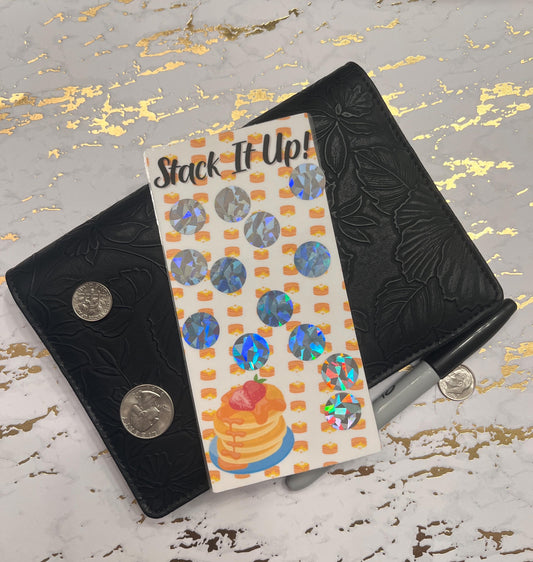 Stack It Up Scratch Off Savings Challenge Inserts | Cash Envelope Insert, Cash Binder, Cash Insert, Budget Inserts, cute, breakfast
