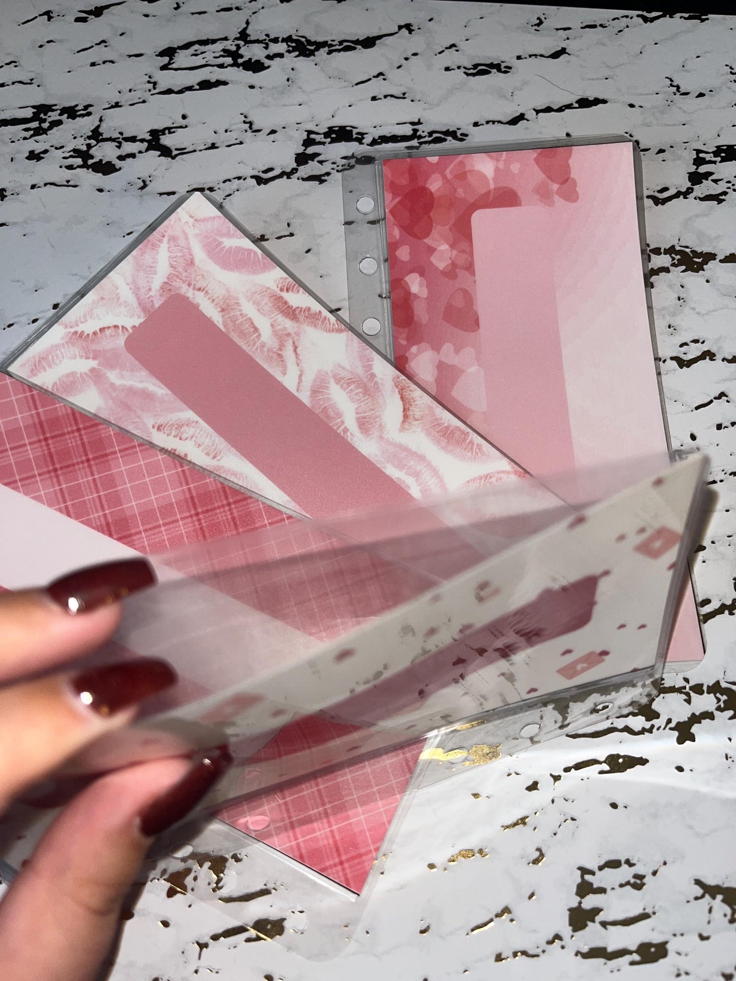 6 Valentines Custom Cash Envelopes | A6 Laminated Cash Envelope, Budgeting, Cash Stuffing, Envelope Budget