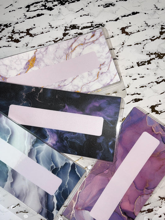 6 Purple Marble Cash Envelopes | A6 Laminated Cash Envelope, Budgeting, Cash Stuffing, Envelope Budget