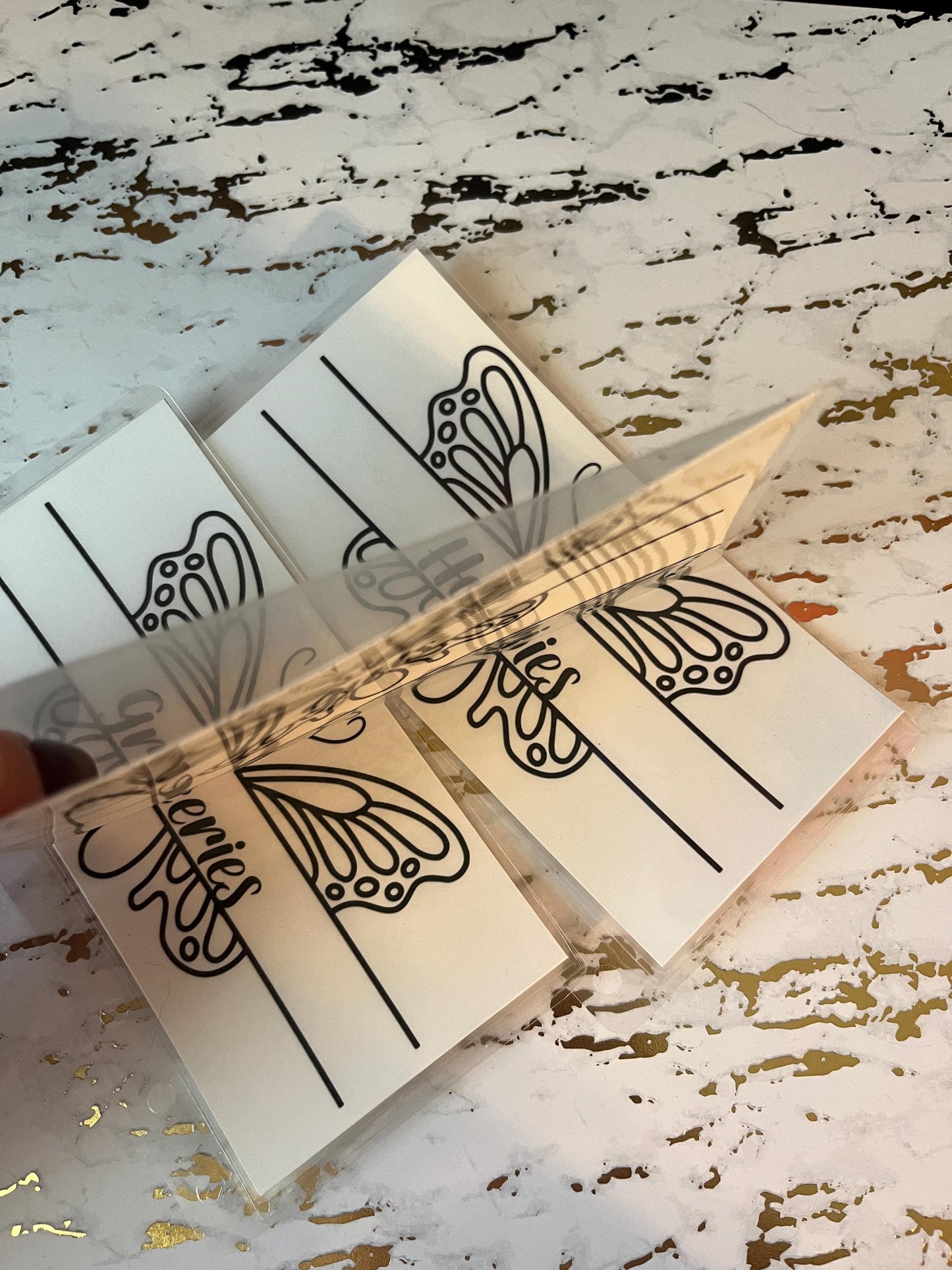 6 Butterfly Frame Cash Envelopes | A6 Laminated Cash Envelope, Budgeting, Cash Stuffing, Envelope Budget