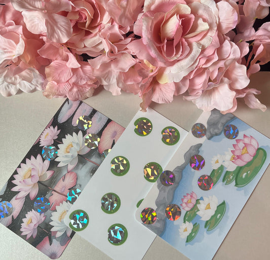 Lotus pond Scratch Off Savings Challenge Inserts | Cash Envelope Insert, Cash Binder, Cash Insert, Budget Inserts, cute, breakfast