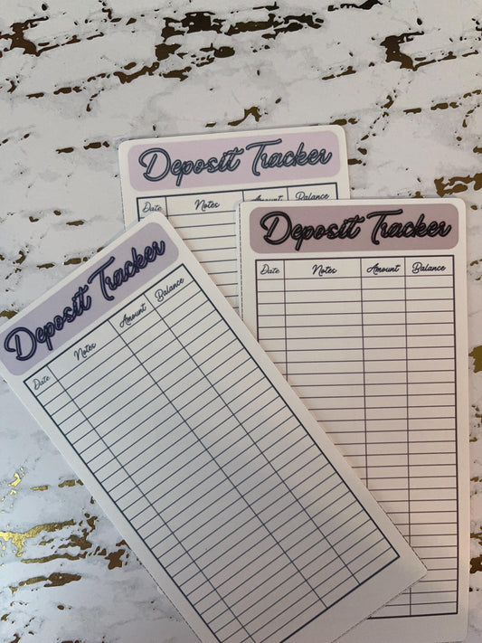 3 Purple Expense Tracker Inserts | Cash Envelope Insert, Cash Binder, Cash Insert, Budget Inserts