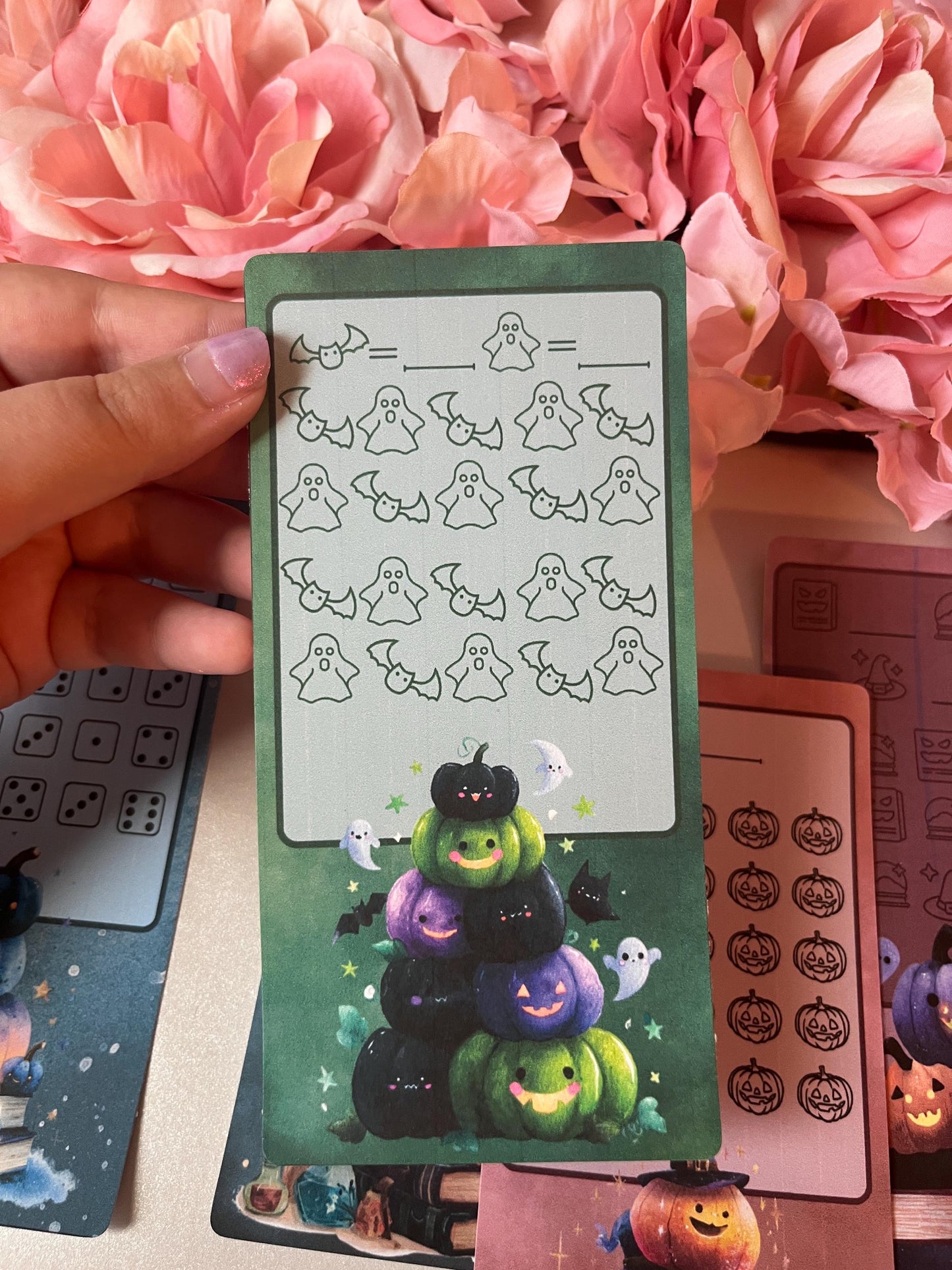 Fantasy Pumpkin Savings Challenge | Cash Envelope Insert, Cash Binder, Cash Insert, Budget Inserts, Halloween, Cat, Savings game