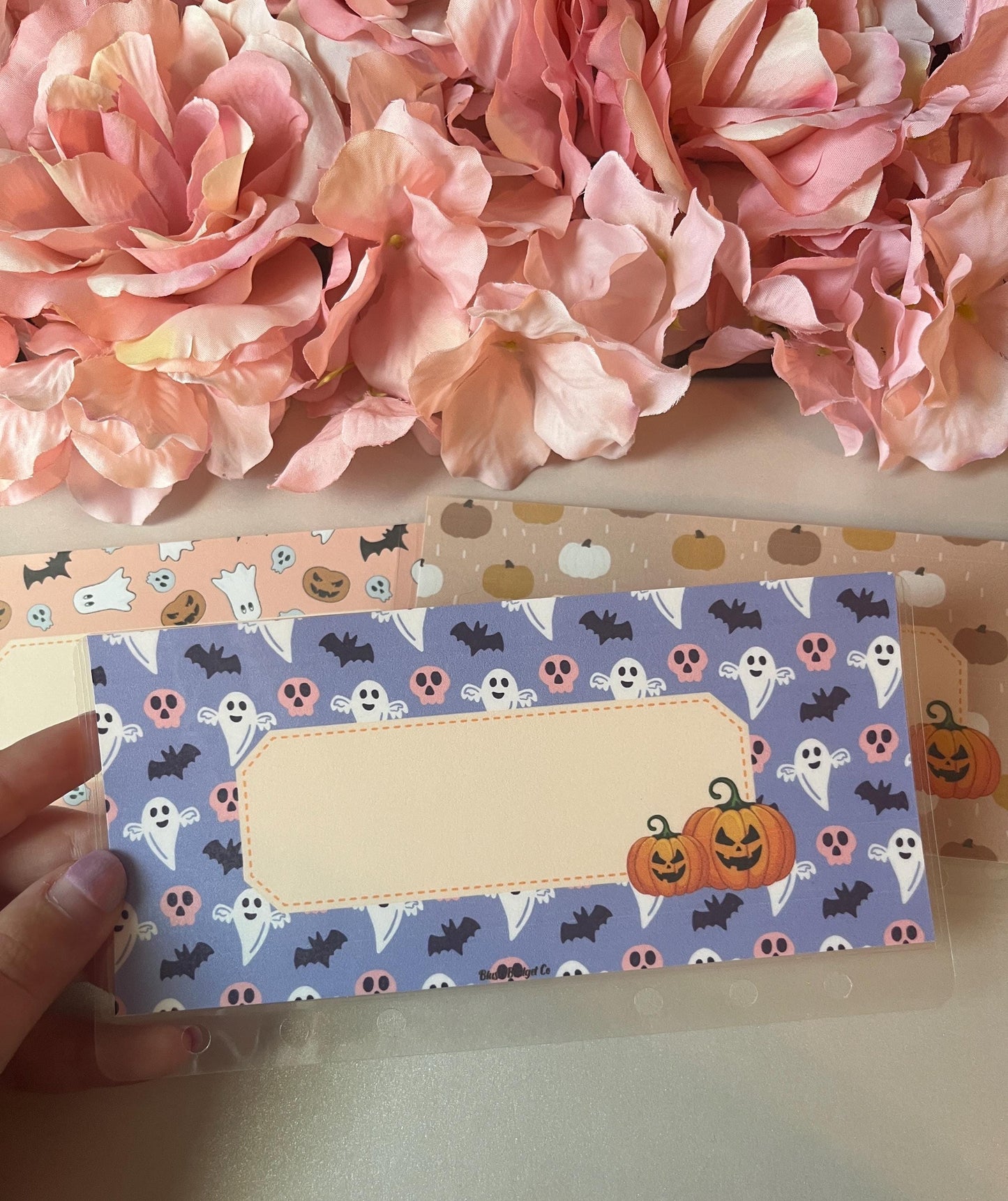 6 Halloween Custom Cash Envelopes | A6 Laminated Cash Envelope, Budgeting, Cash Stuffing, Envelope Budget