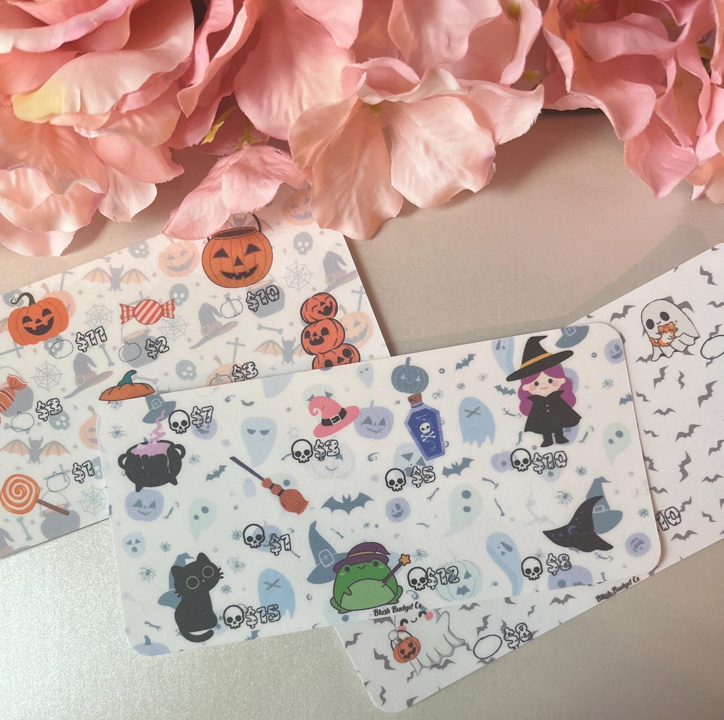 Trick or Treat Savings Challenge Inserts | Cash Envelope Insert, Cash Binder, Cash Insert, Budget Inserts, Witch, Vampire, Ghosts, Halloween