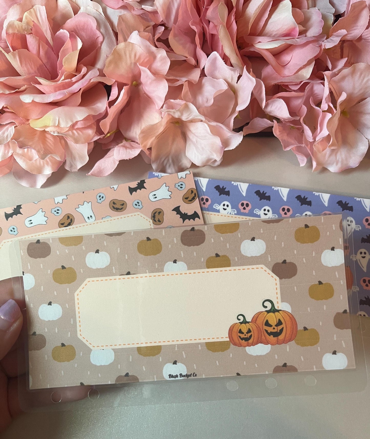 6 Halloween Custom Cash Envelopes | A6 Laminated Cash Envelope, Budgeting, Cash Stuffing, Envelope Budget
