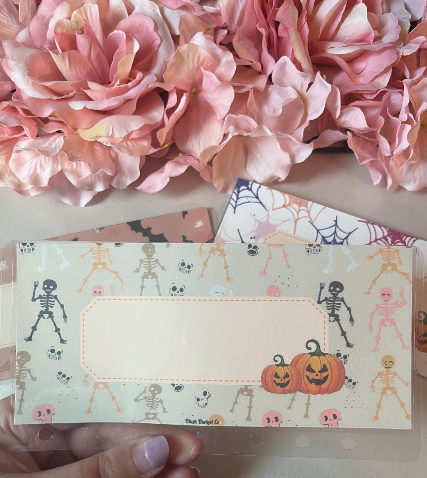 6 Halloween Custom Cash Envelopes | A6 Laminated Cash Envelope, Budgeting, Cash Stuffing, Envelope Budget