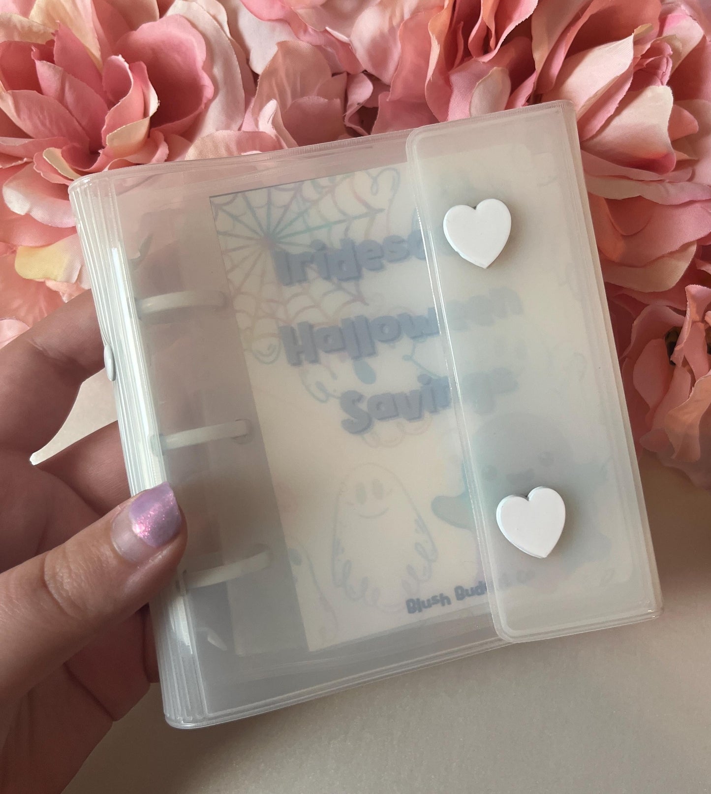 Iridescent Halloween Mini Binder Savings Challenge  | Cash Envelope Insert, Cash Binder, Cash Insert, Budget Insert