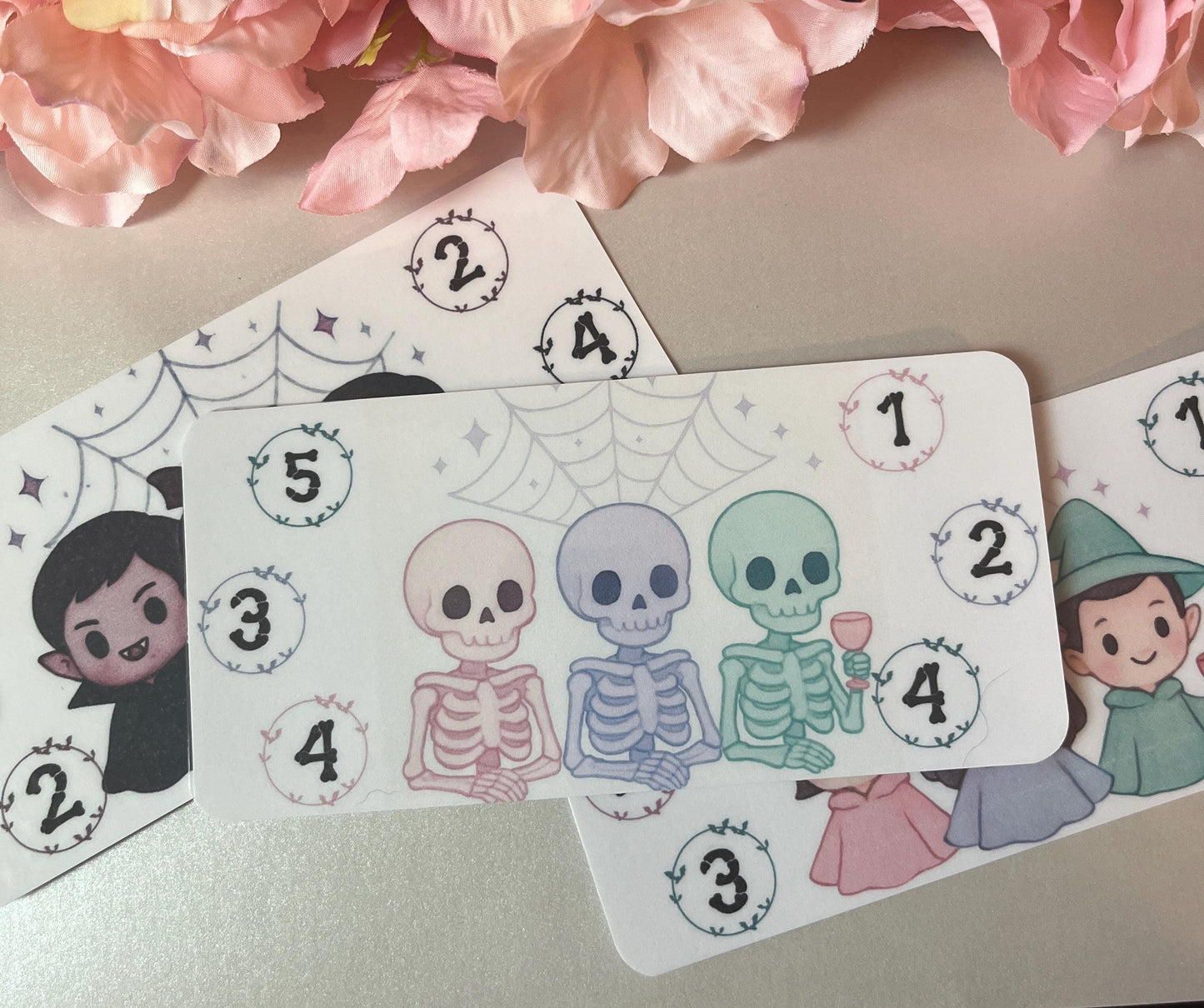 Spooky Squad Savings Challenge Inserts | Cash Envelope Insert, Cash Binder, Cash Insert, Budget Inserts, Witch, Vampire, Skeleton