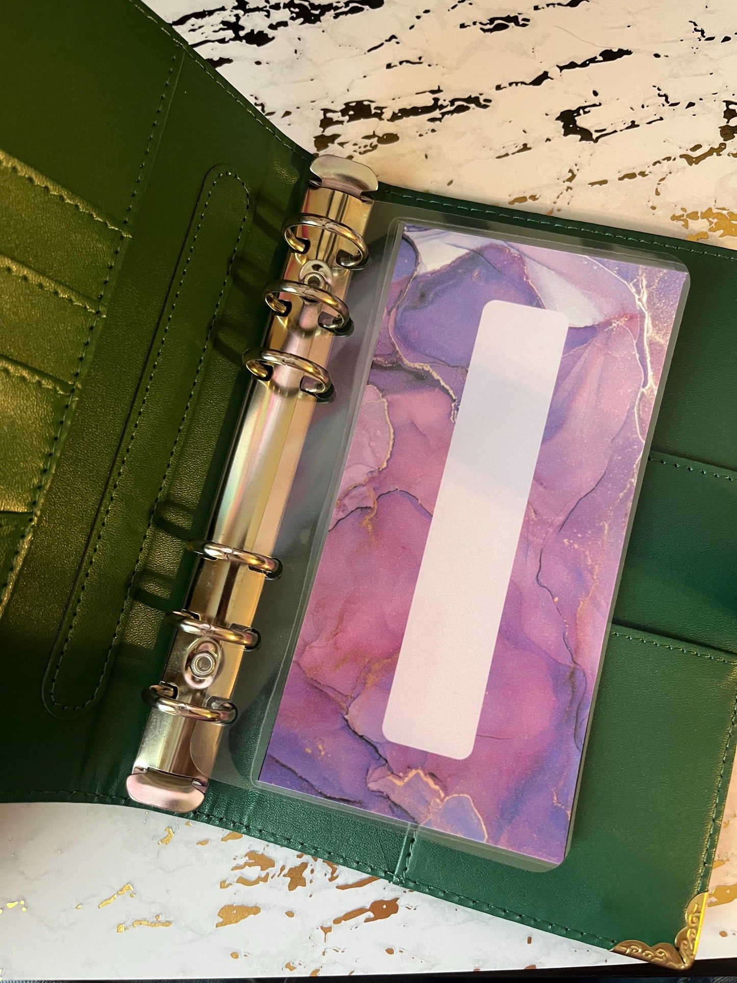 6 Purple Marble Cash Envelopes | A6 Laminated Cash Envelope, Budgeting, Cash Stuffing, Envelope Budget