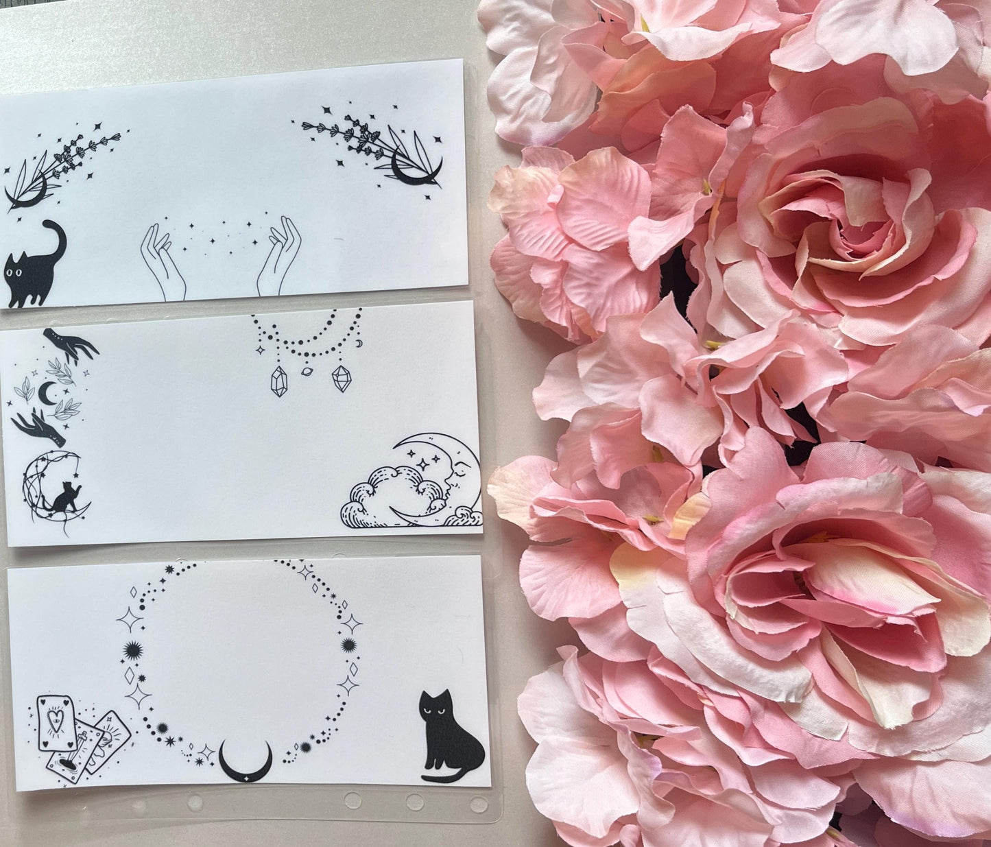 6 Witchy Vibes Custom Cash Envelopes | A6 Laminated Cash Envelope, Budgeting, Cash Stuffing, Envelope Budget