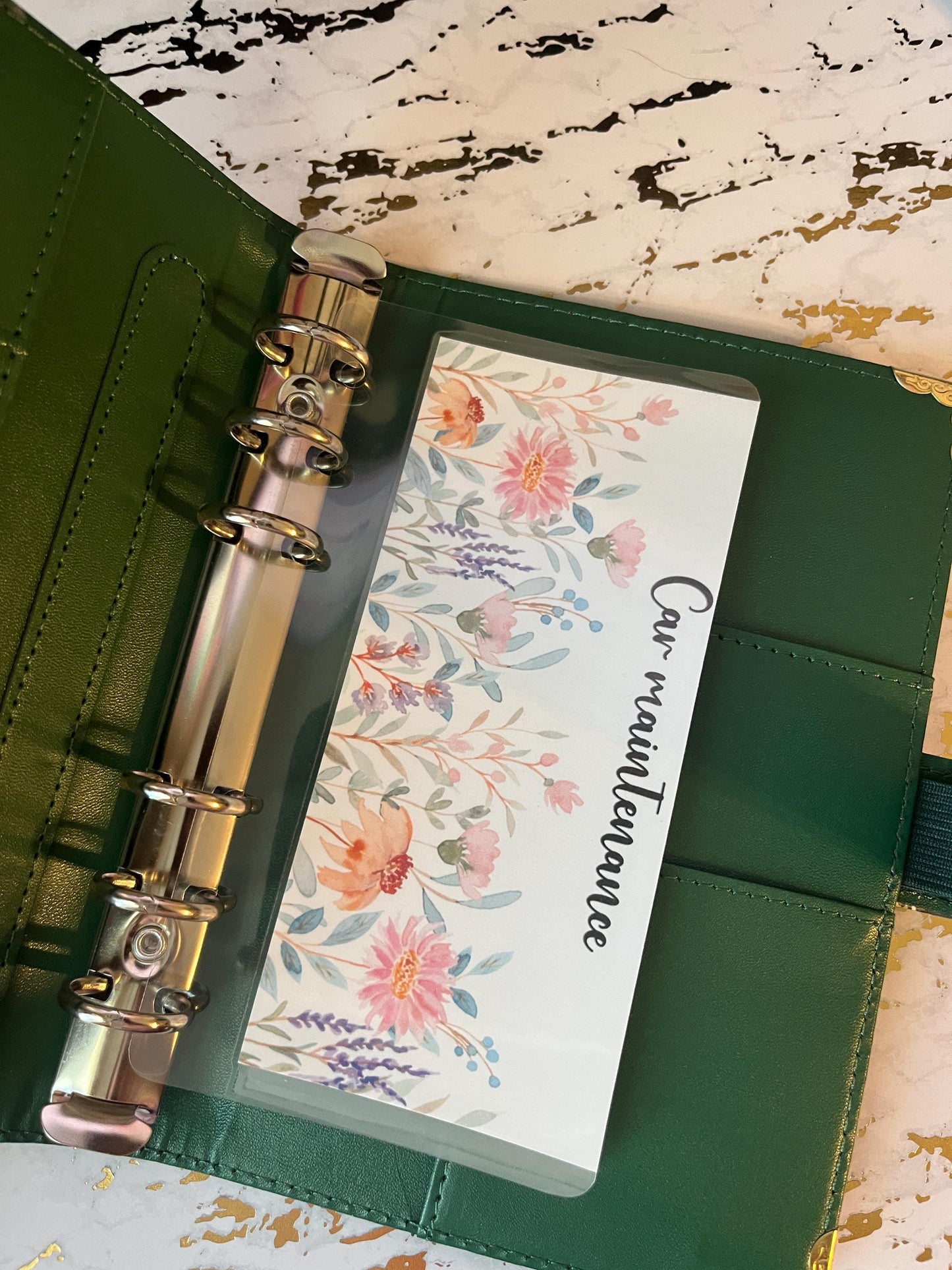 6 Watercolor Flower Custom Cash Envelopes | A6 Laminated Cash Envelope, Budgeting, Cash Stuffing, Envelope Budget