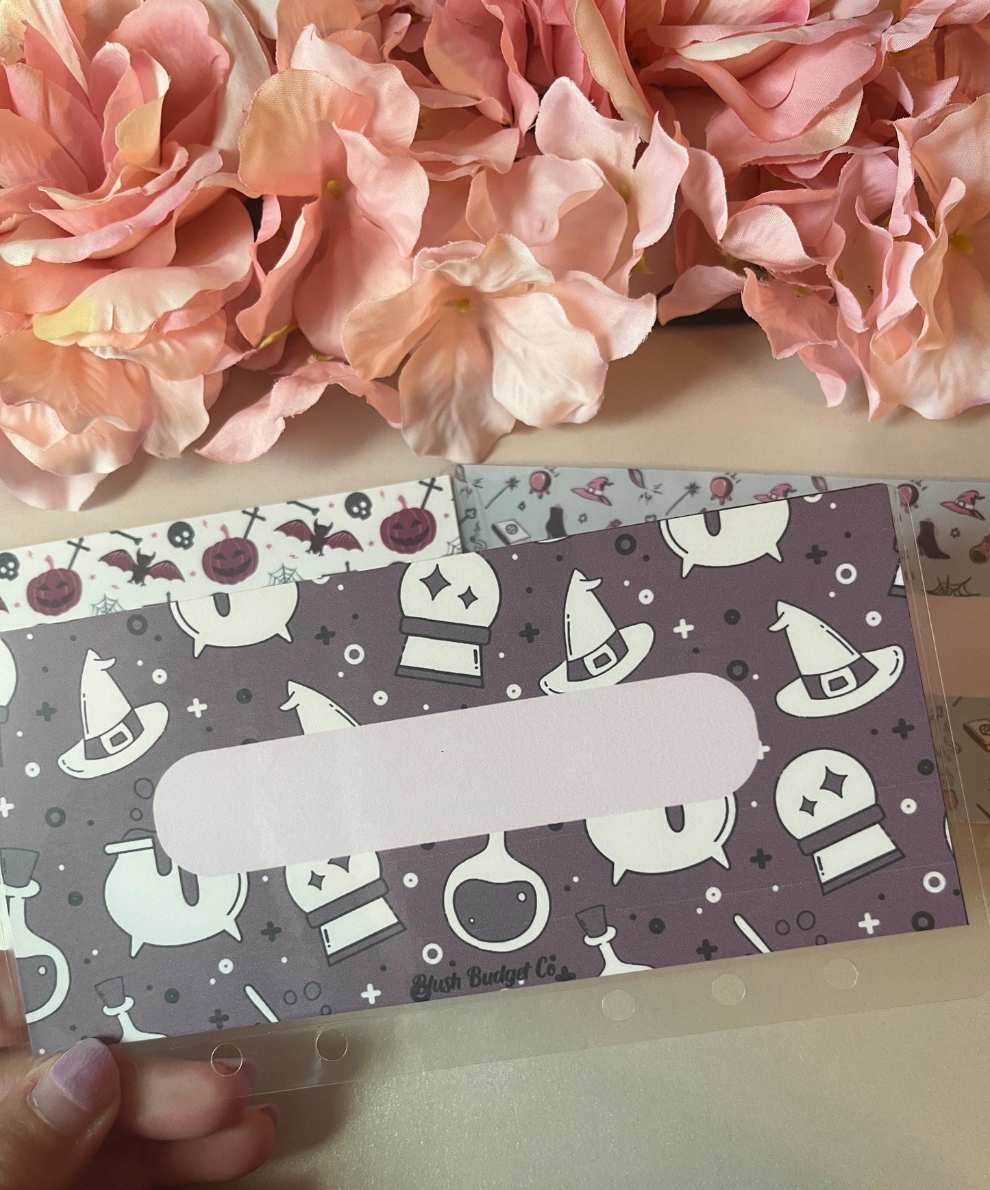 6 Witch's Brew Halloween Custom Cash Envelopes | A6 Laminated Cash Envelope, Budgeting, Cash Stuffing, Envelope Budget
