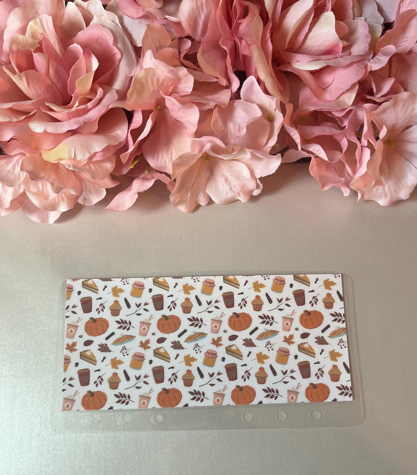 3 Pumpkin Spice Fall Custom Cash Envelopes | A6 Laminated Cash Envelope, Budgeting, Cash Stuffing, Envelope Budget