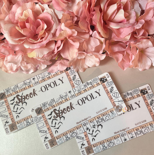 Spook-OPOLY Savings Challenge Tracker Inserts | Cash Envelope Insert, Cash Binder, Cash Insert, Budget Inserts, Savings game